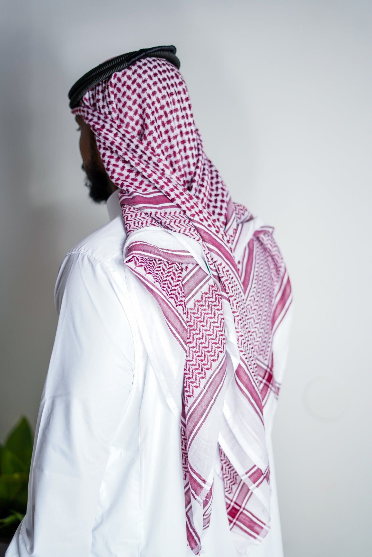 Dark Red Shemagh